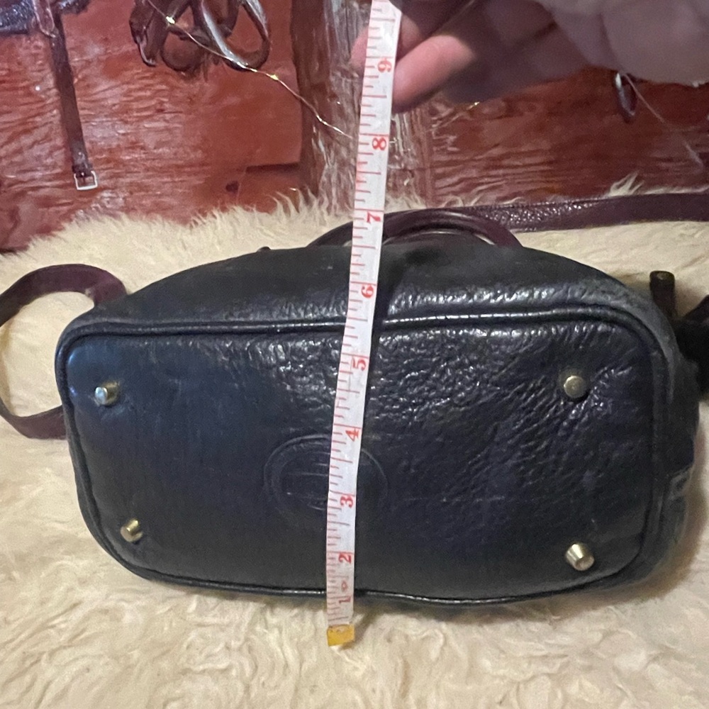 Roots vintage black leather bag - Picture 7 of 11
